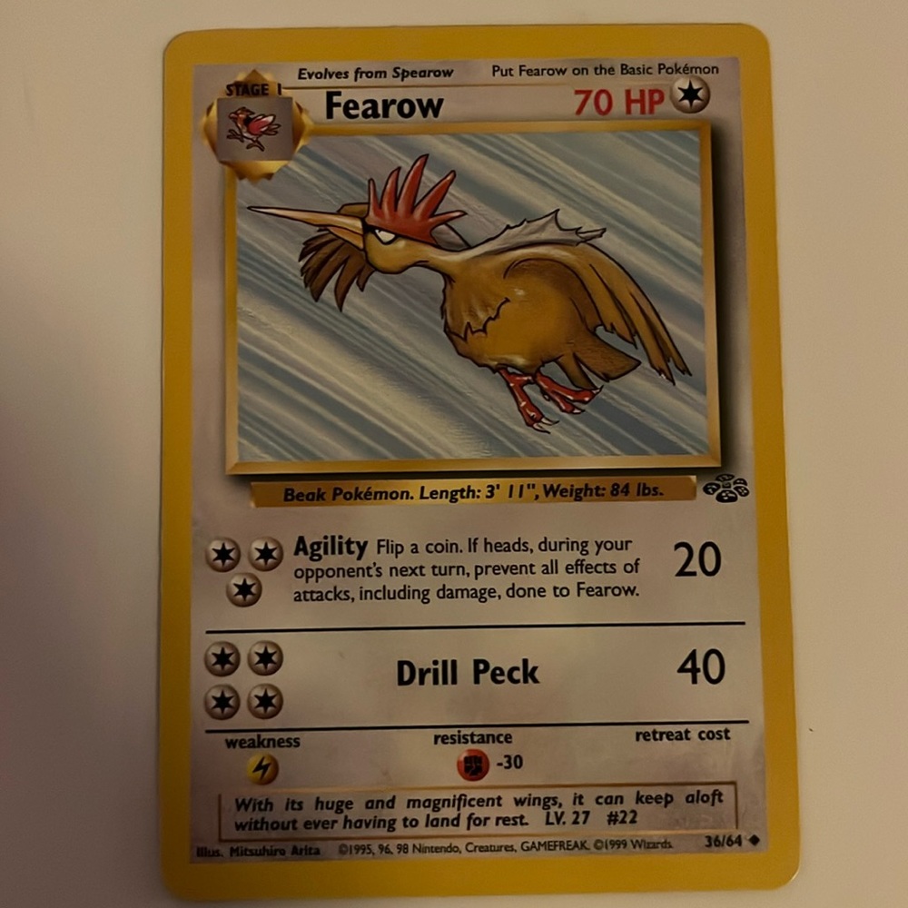 Fearow Pokémon Card